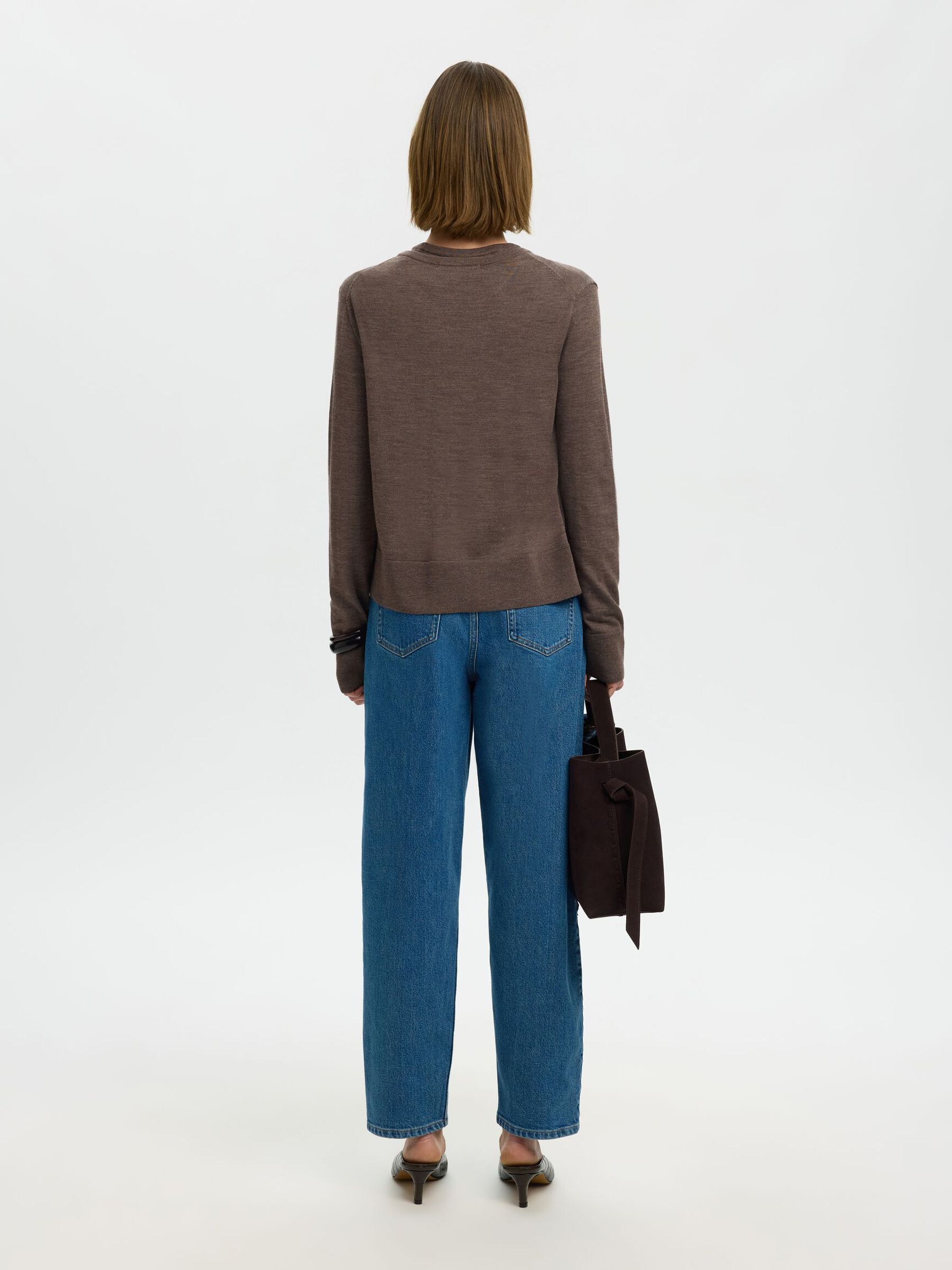 100% MERINO WOOL KNITTED CARDIGAN, Delicioso, highres