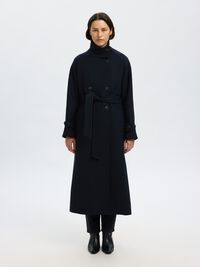 WOOL BLEND  COAT, Sky Captain, highres