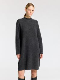 LAINE MÉLANGÉE MINI-ROBE, Volcanic Ash, highres