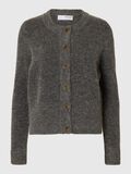 Selected WOLLGEMISCH STRICK STRICKJACKE, Medium Grey Melange, highres - 16094281_MediumGreyMelange_001.jpg