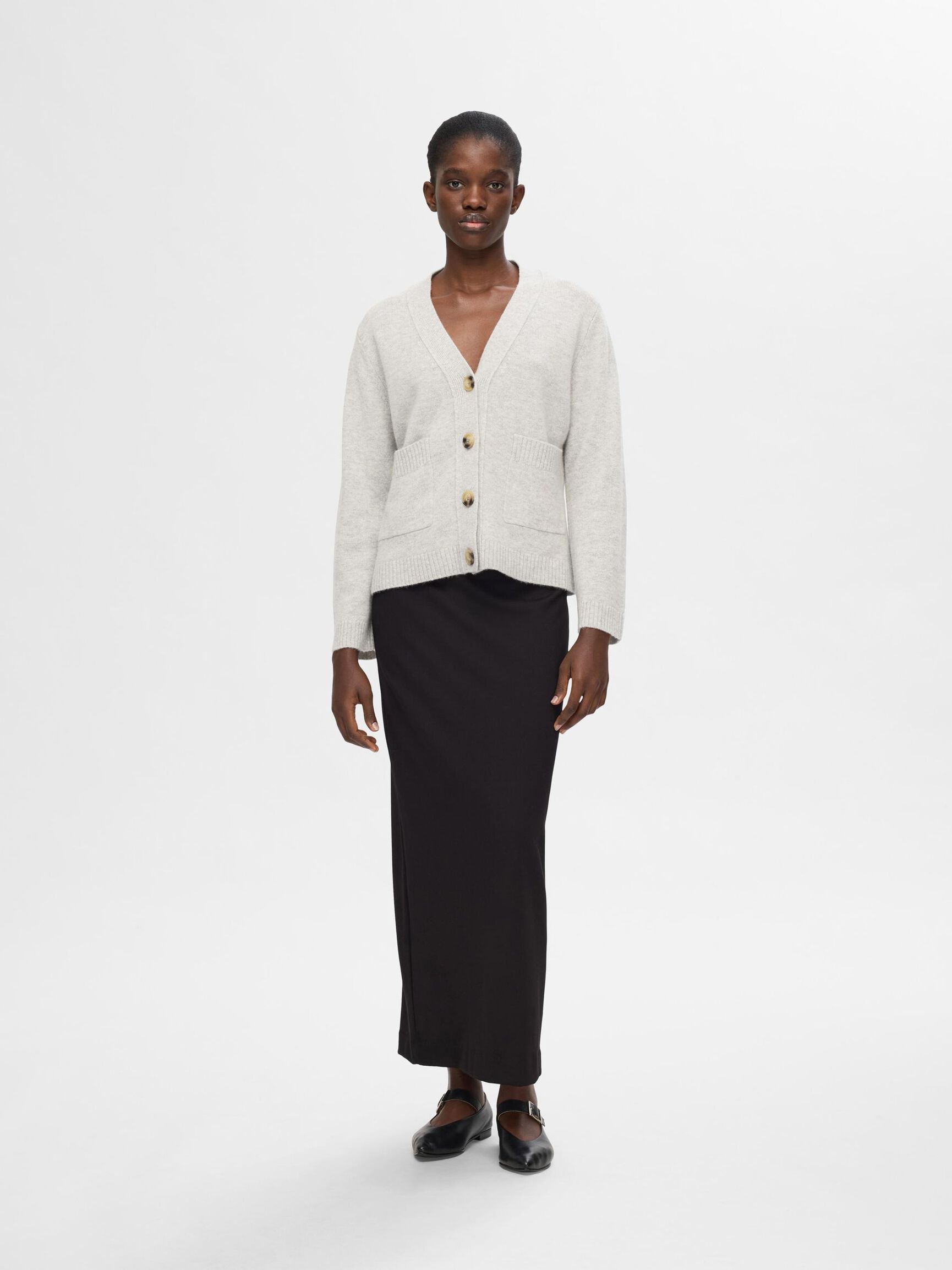 NEULETAKKI, Light Grey Melange, highres