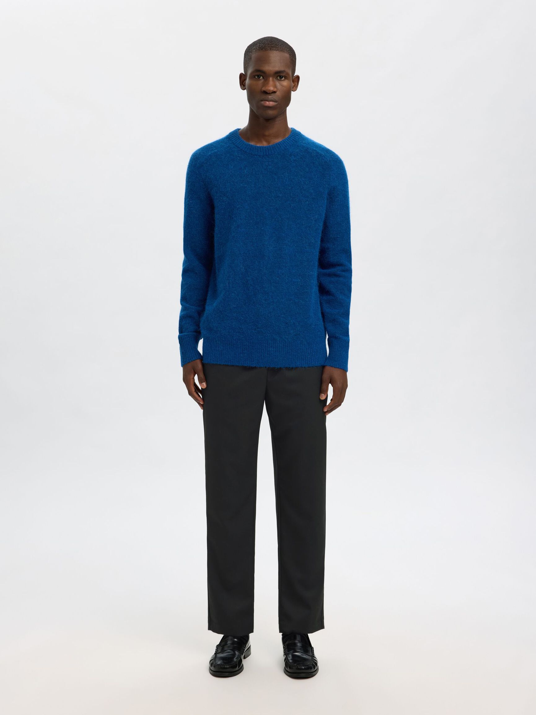 196 STRAIGHT-LEG BROEK, Black, highres
