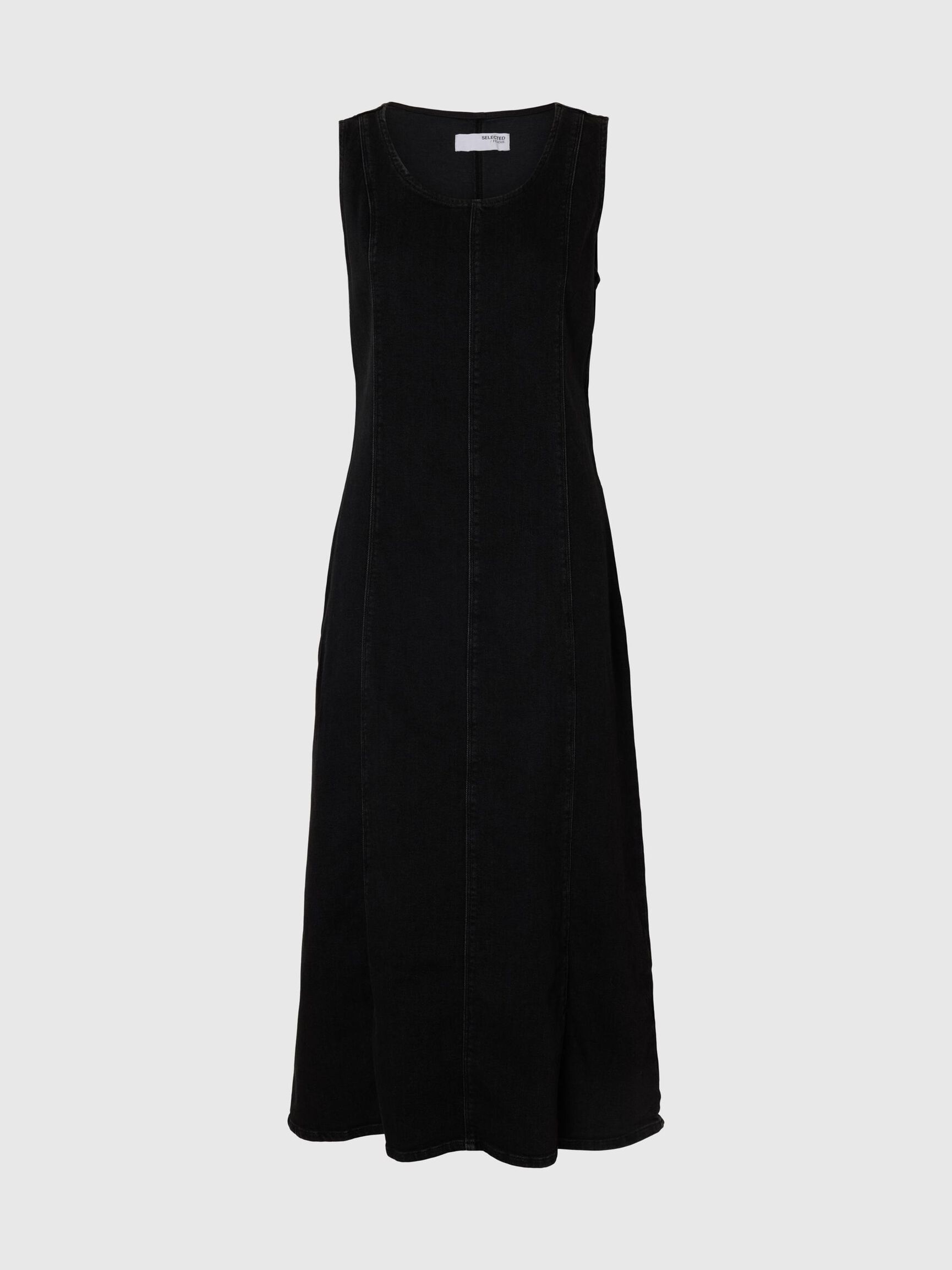 VESTITO DI JEANS, Black Denim, highres