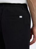 Selected SEERSUCKER SHORTS, Black, highres - 16092367_Black_006.jpg
