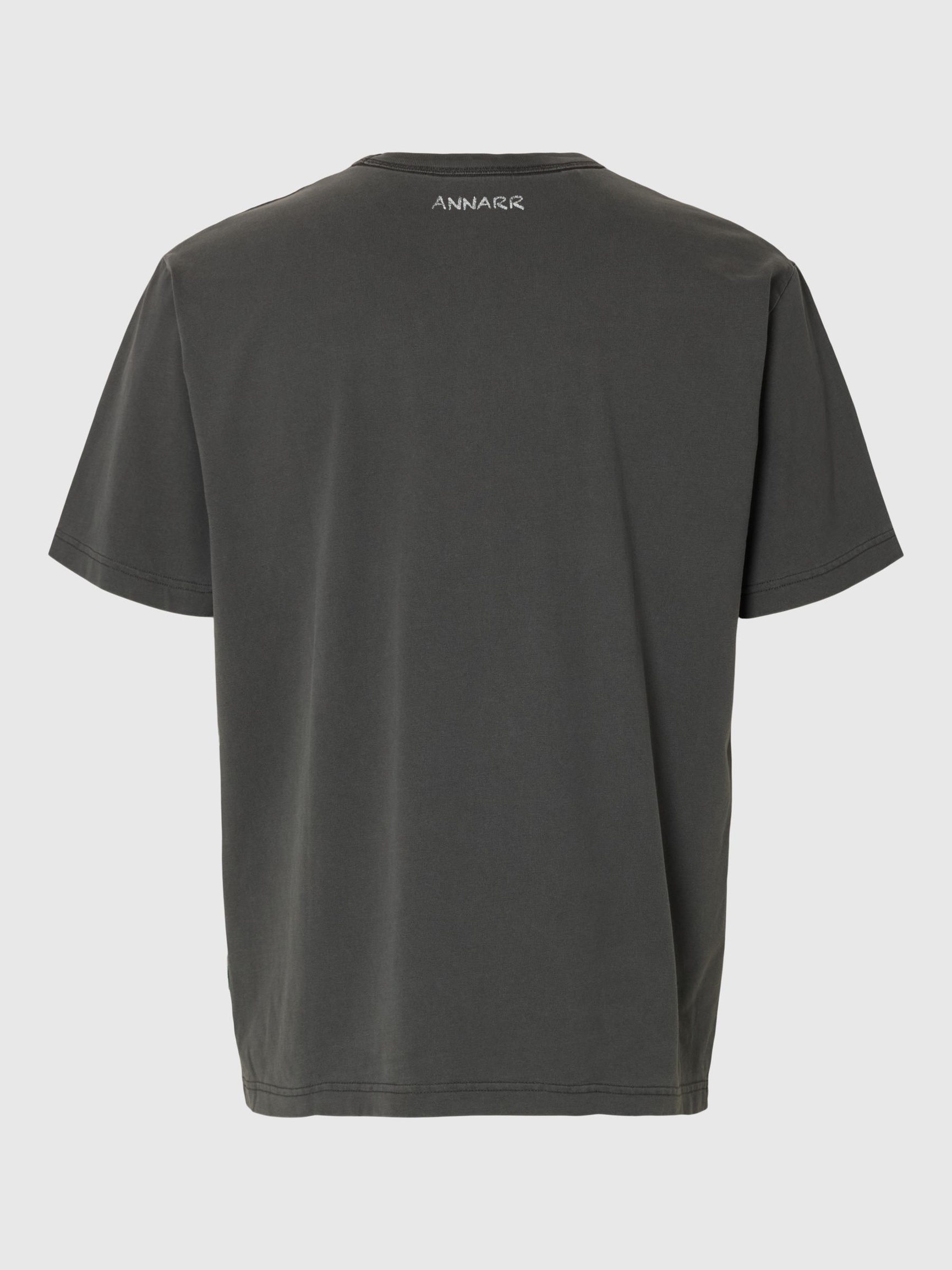 PRINT T-SHIRT MIT RUNDHALSAUSSCHNITT, Forged Iron, highres