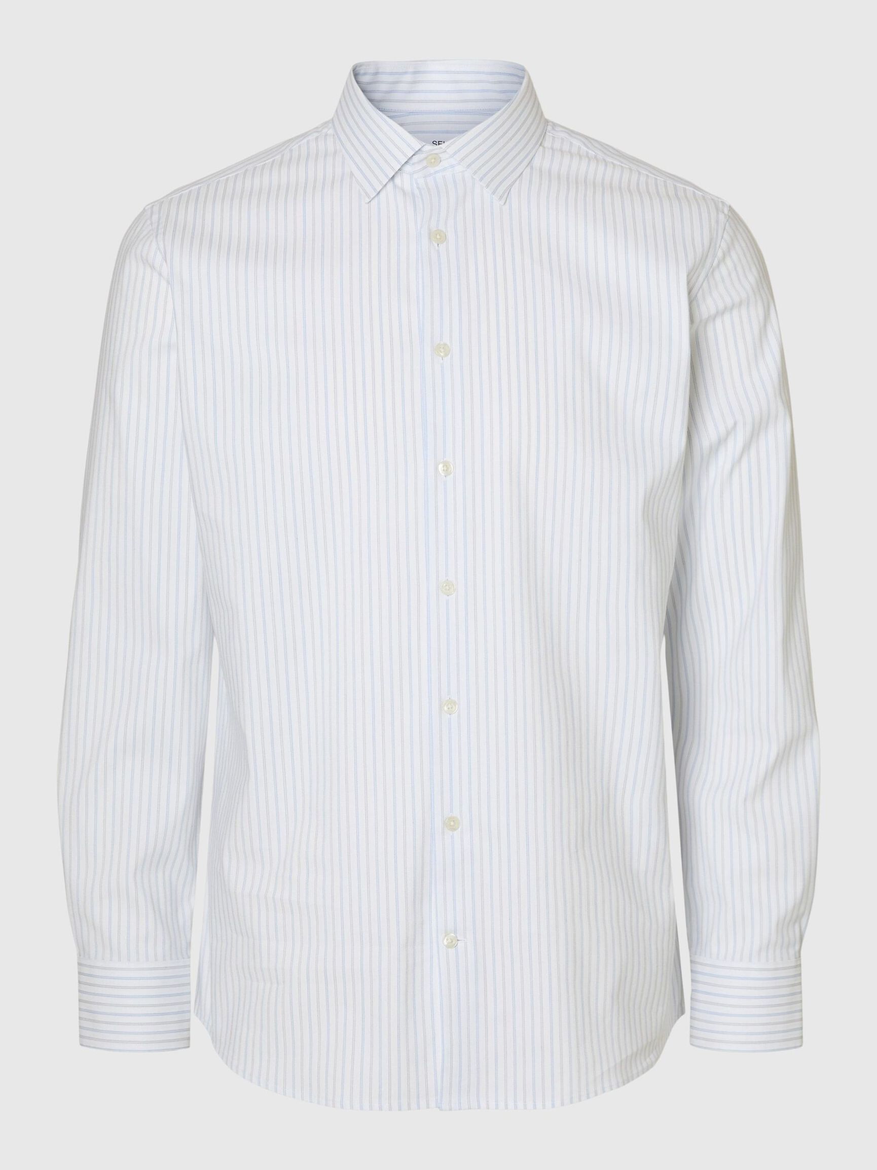STRETCH SLIM FIT OVERHEMD, Bright White, highres