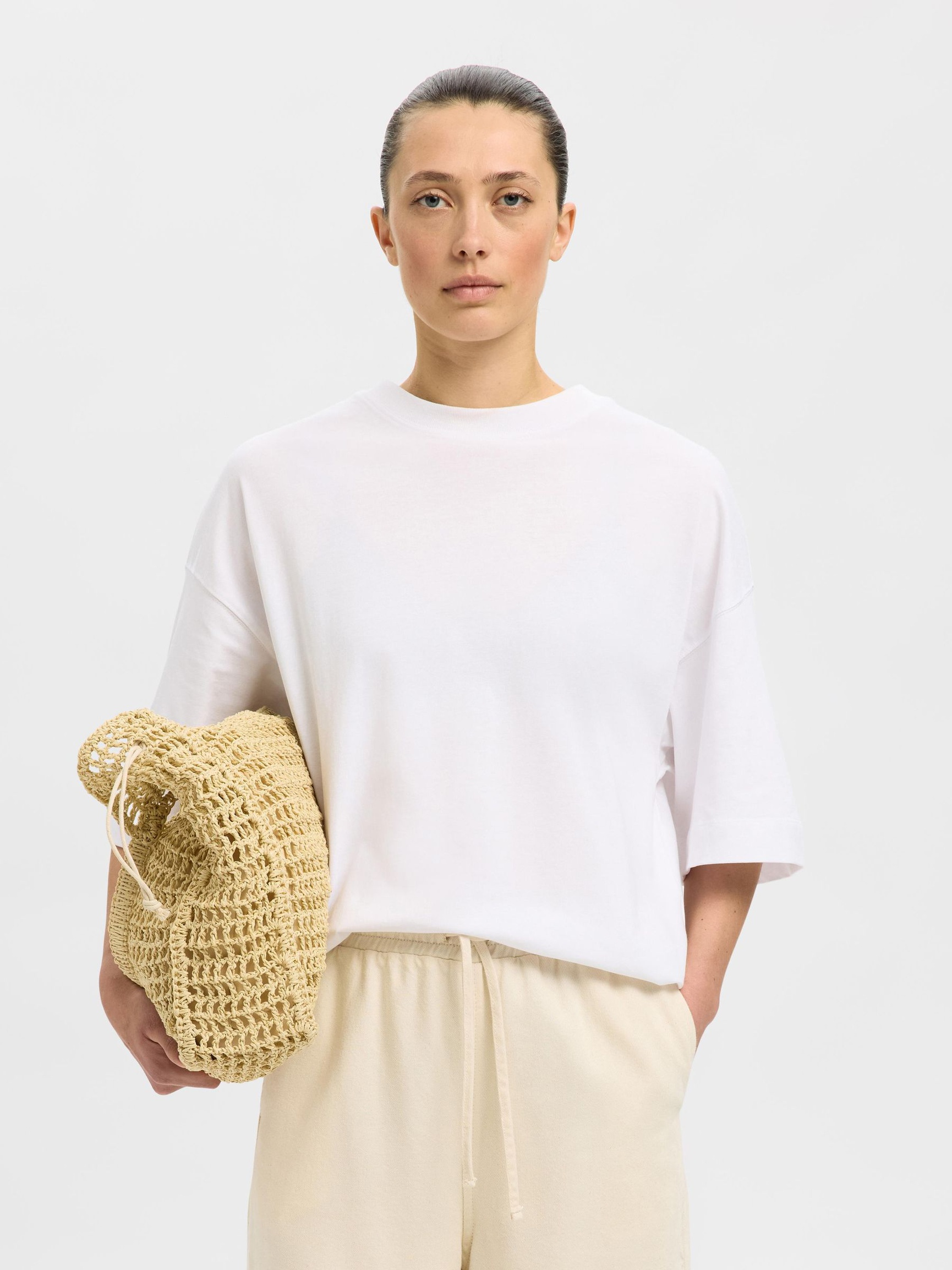 STRAW SHOPPER, Natural, highres