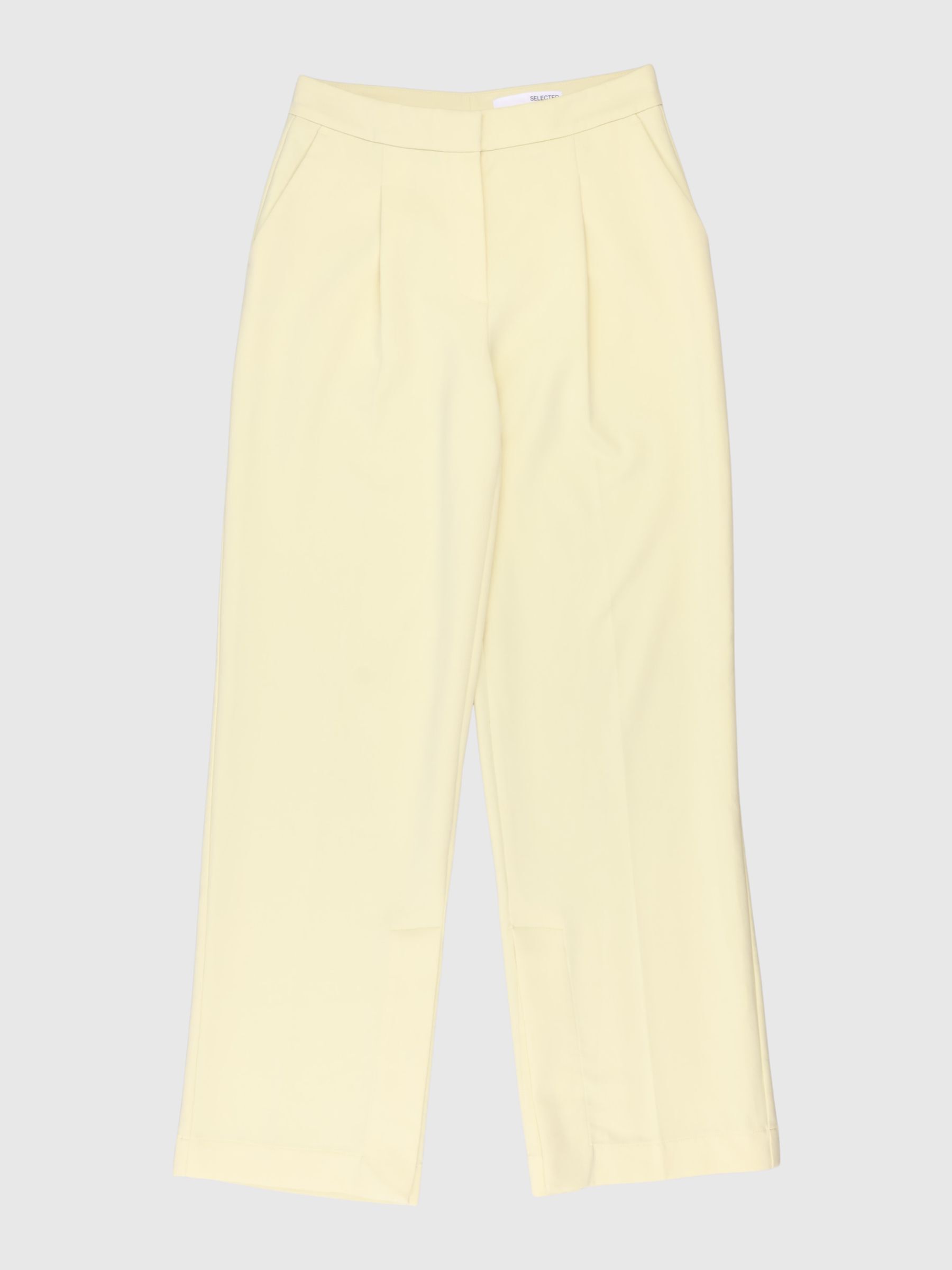 FLARED BUKSER, Double Cream, highres