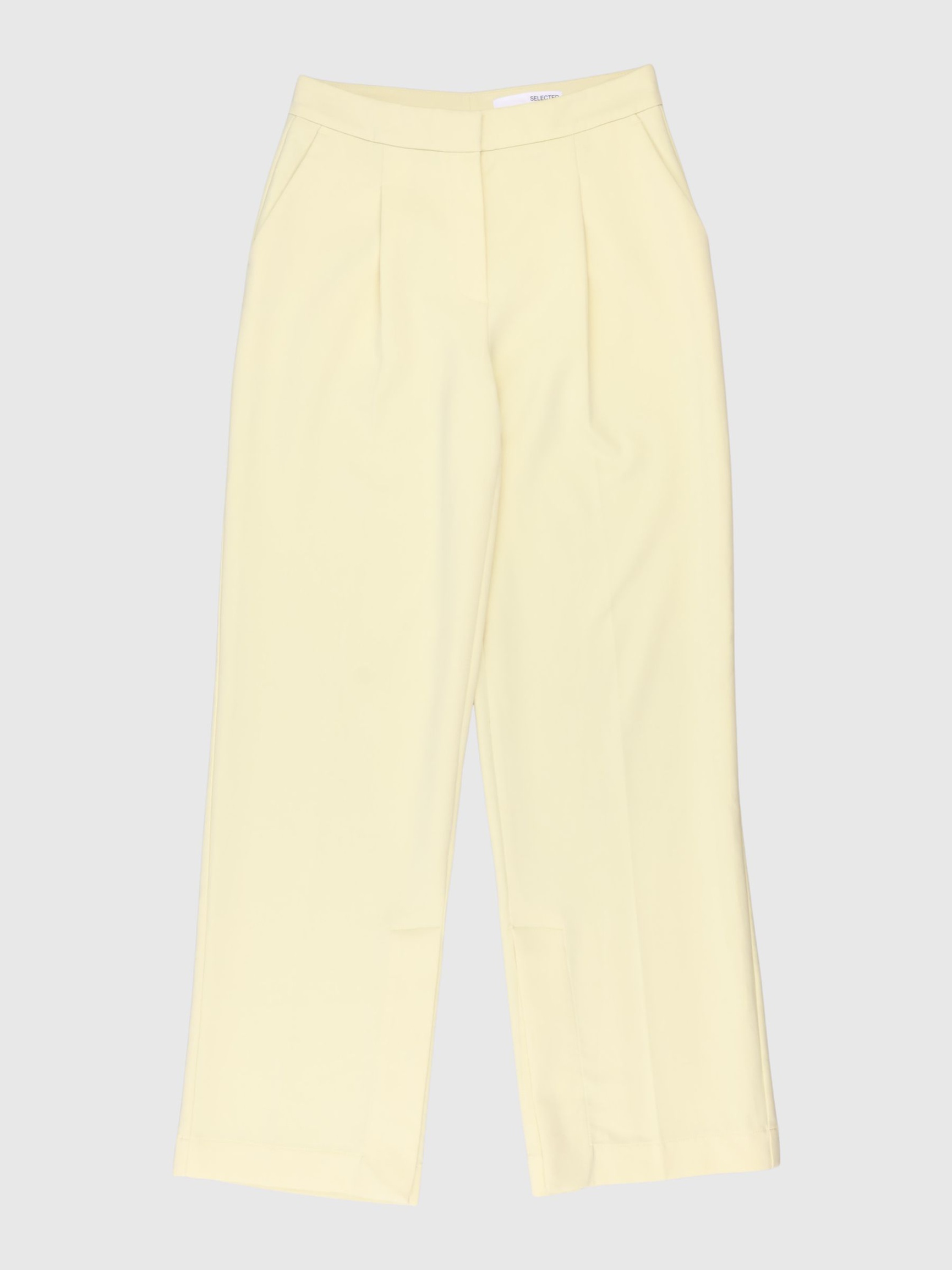 FLARED BUKSER, Double Cream, highres