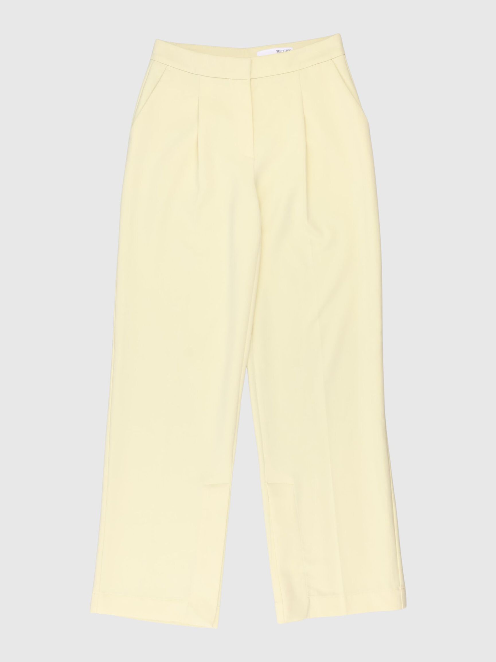 FLARED BUKSER, Double Cream, highres