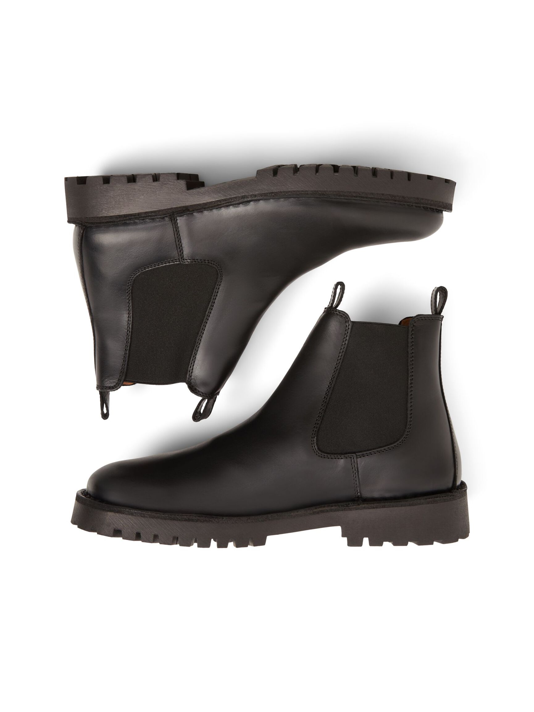 LEATHER CHELSEA BOOTS, Demitasse, highres