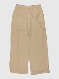 MIDDELS HØY MIDJE VIDE TENCEL™ LYOCELL BUKSER, Kelp, highres