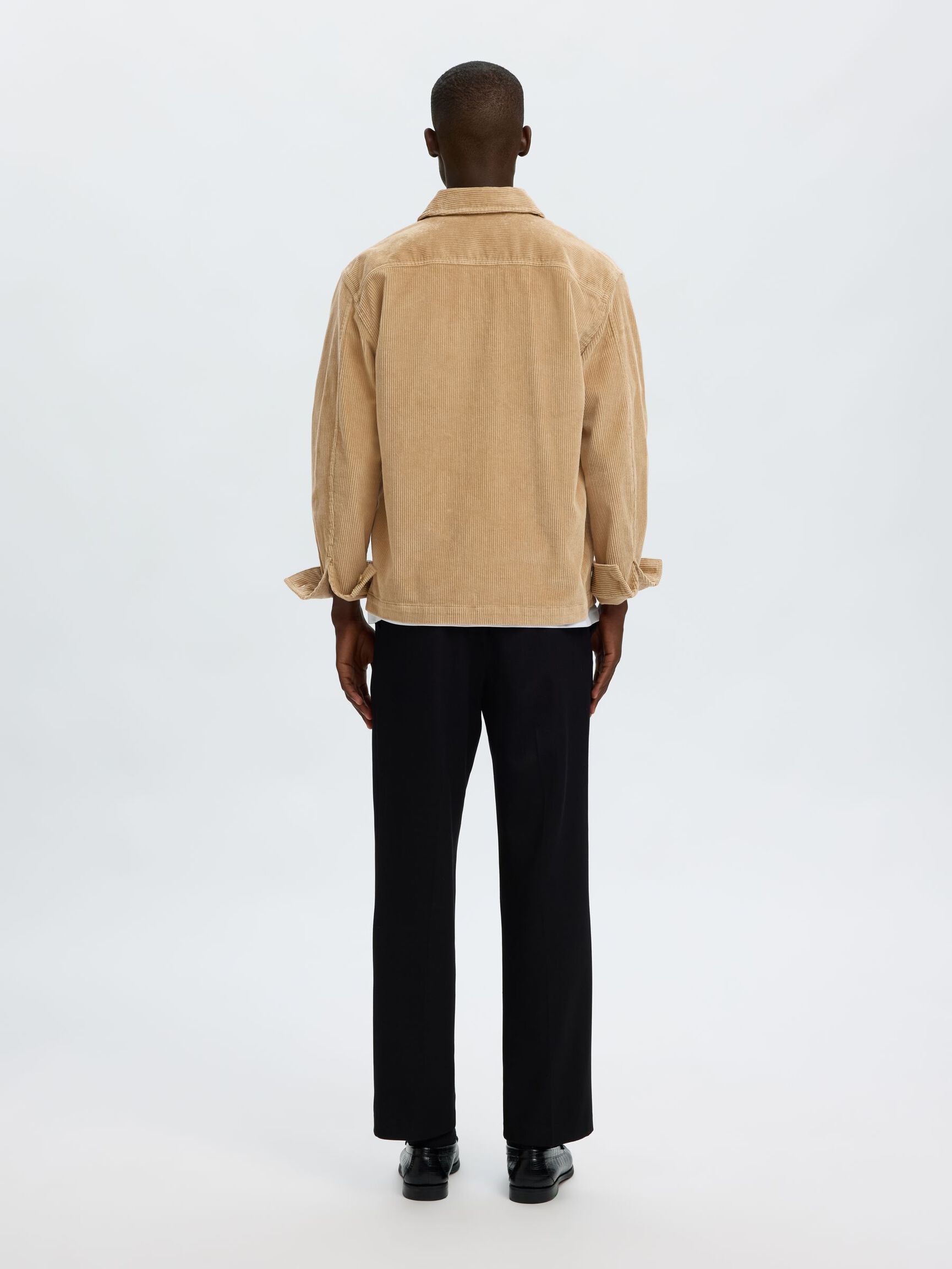 CORDUROY OVERSHIRT, Cornstalk, highres
