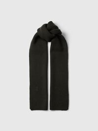 100% MERINO WOOL SCARF, Peat, highres