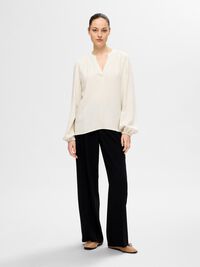 MEZCLA DE VISCOSA BLUSA, Sandshell, highres