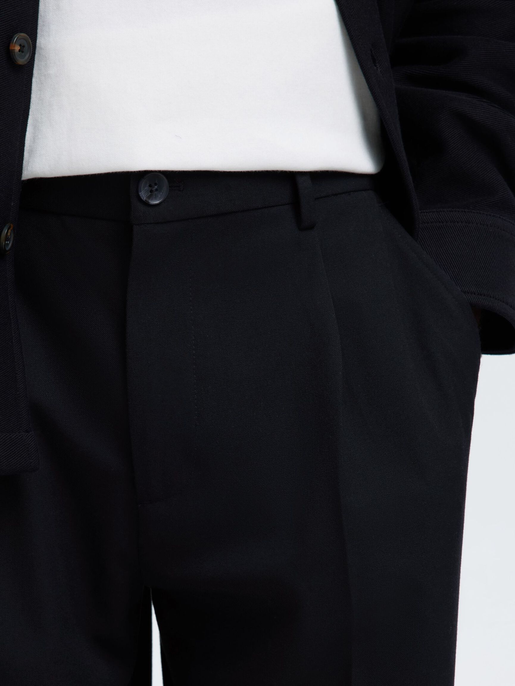 220 LOOSE FIT BUKSER, Navy Blazer, highres