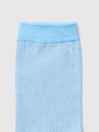 GLITZER GESTRICKTE SOCKEN, Blissful Blue, highres