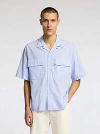 KOSZULA Z KRÓTKIM RĘKAWEM, Cashmere Blue, highres