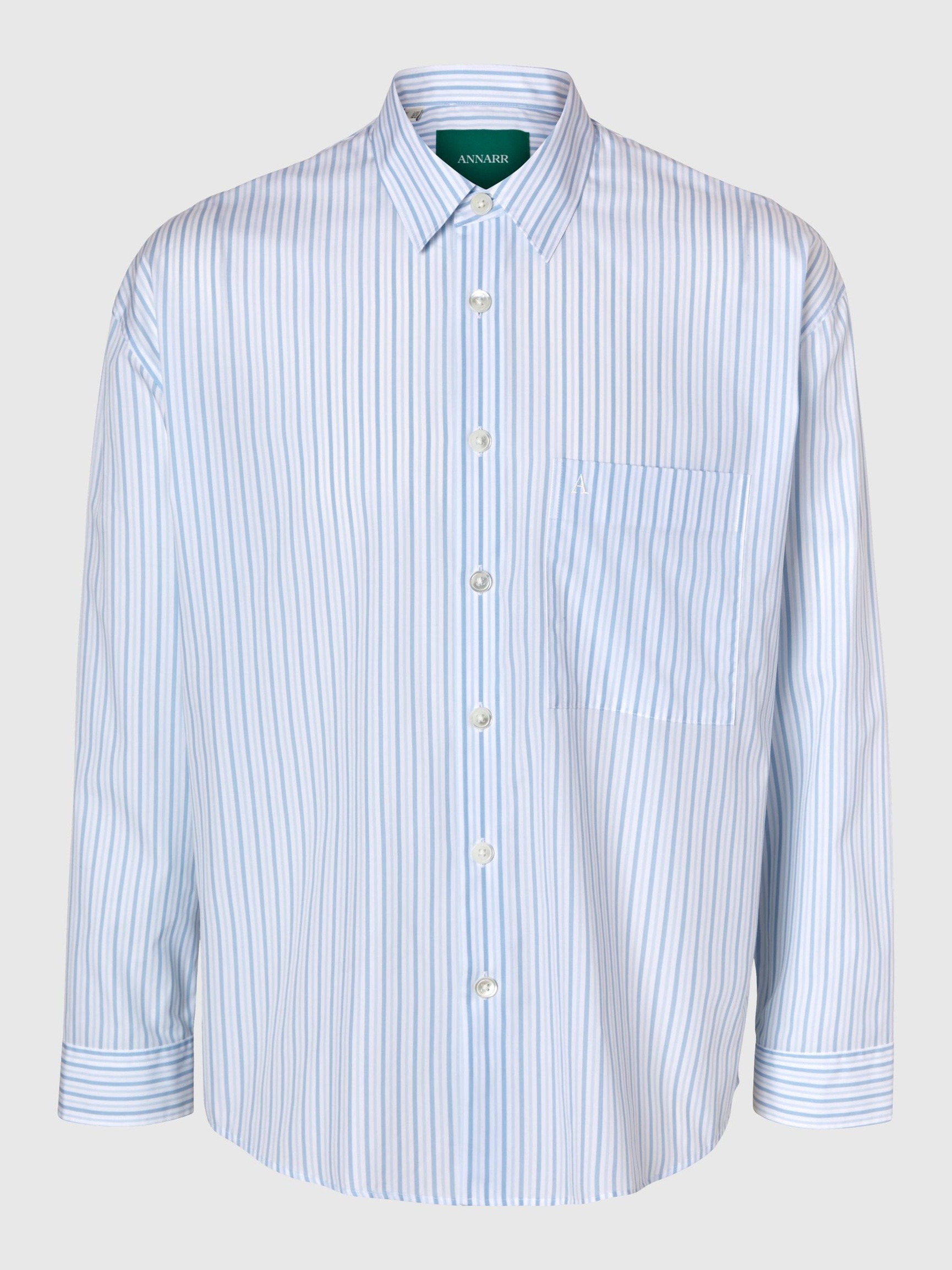RELAXED FIT HEMD, Cashmere Blue, highres