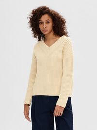 PULLOVER A MAGLIA, Birch, highres