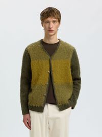 COUPE DÉCONTRACTÉE CARDIGAN EN MAILLE, Forest Night, highres