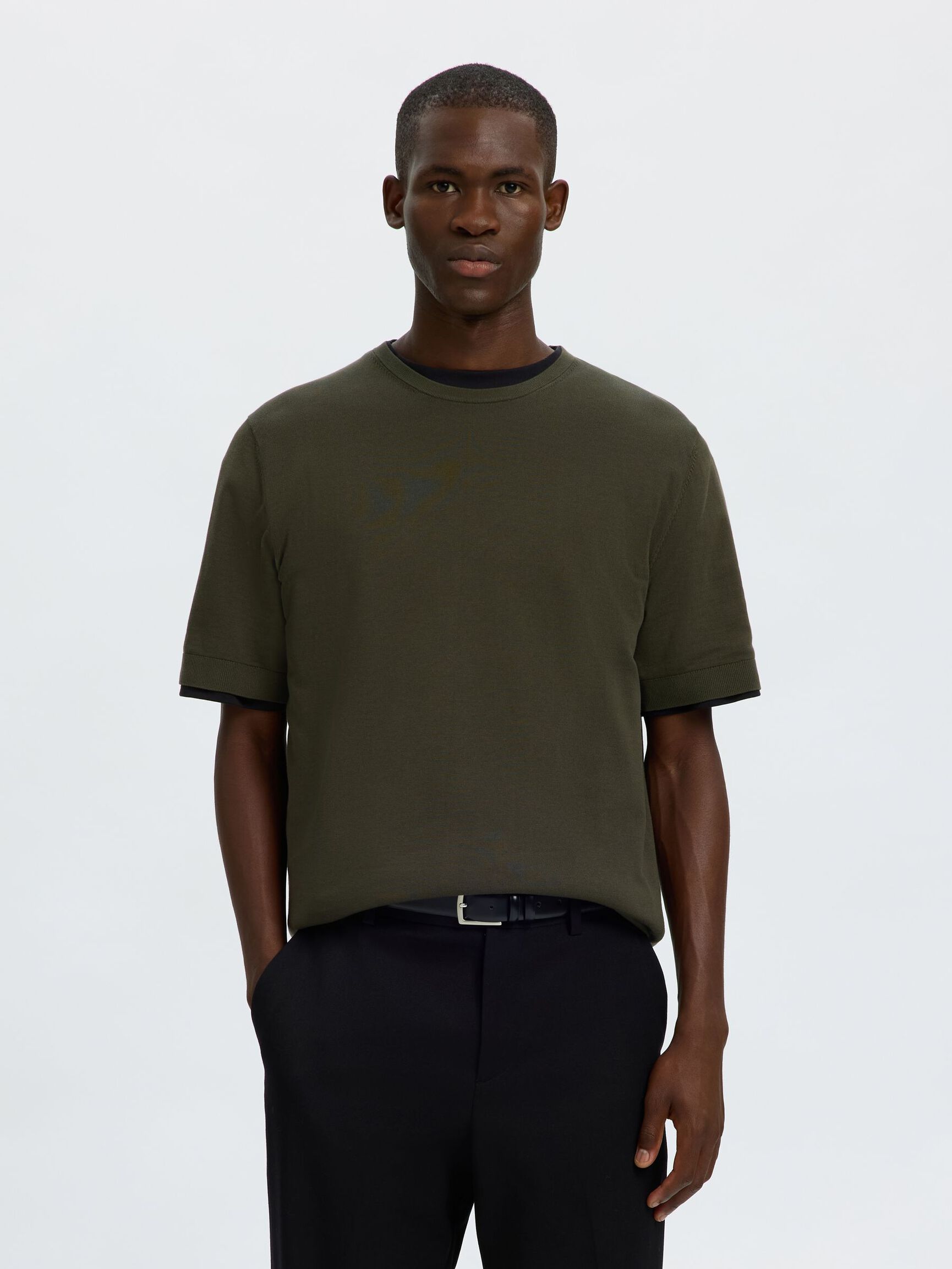 COTON T-SHIRT, Forest Night, highres