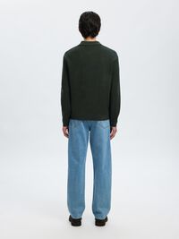 HALF-ZIP PULLOVER, Deep Forest, highres