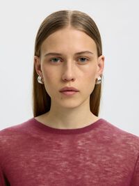 100% MERINO WOOL PULLOVER, Tawny Port, highres