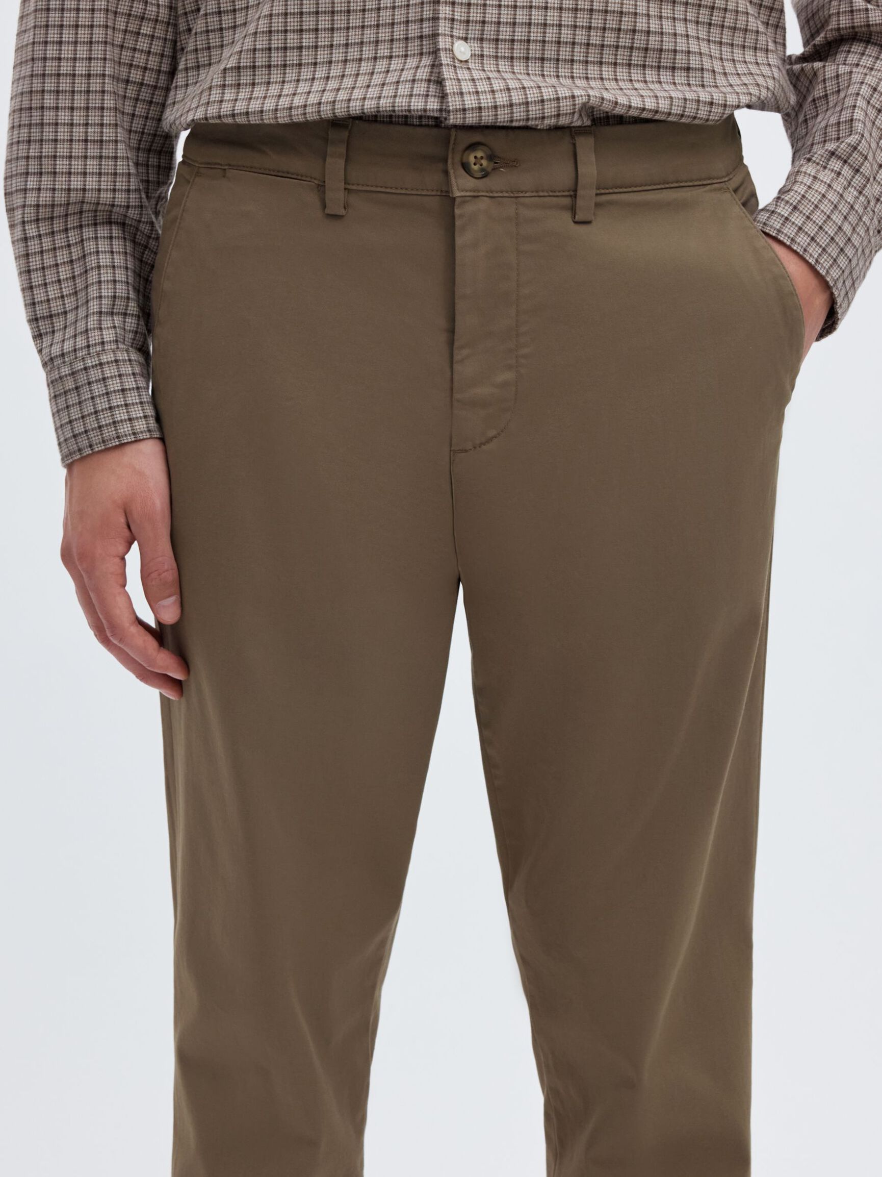 175 SLIM FIT FLEX CHINOS, Morel, highres