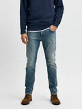 Selected FADED SLIM FIT JEANS, Light Blue Denim, highres - 16080588_LightBlueDenim_003.jpg