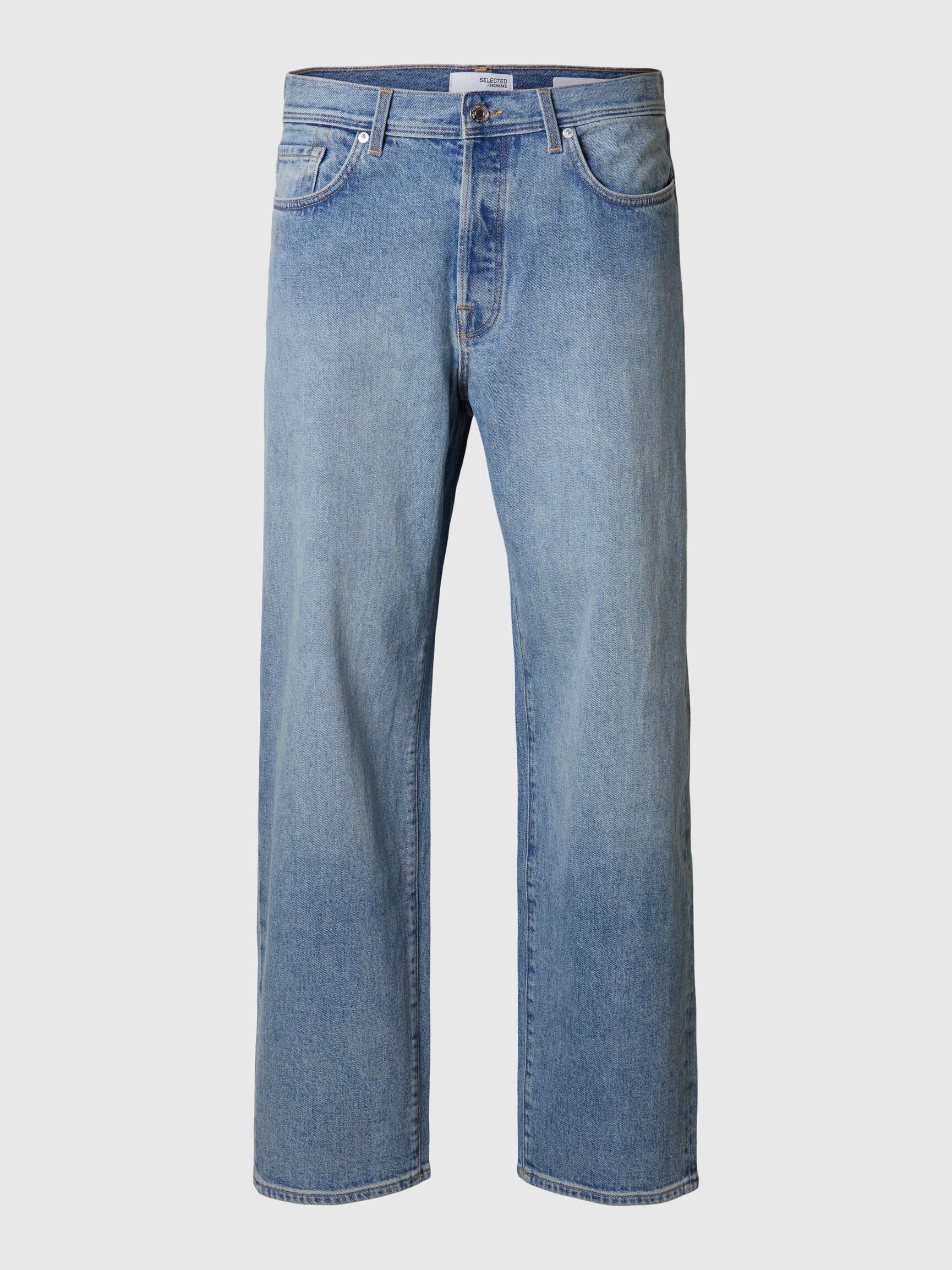 220 LOOSE FIT JEANS, Blue Denim, highres