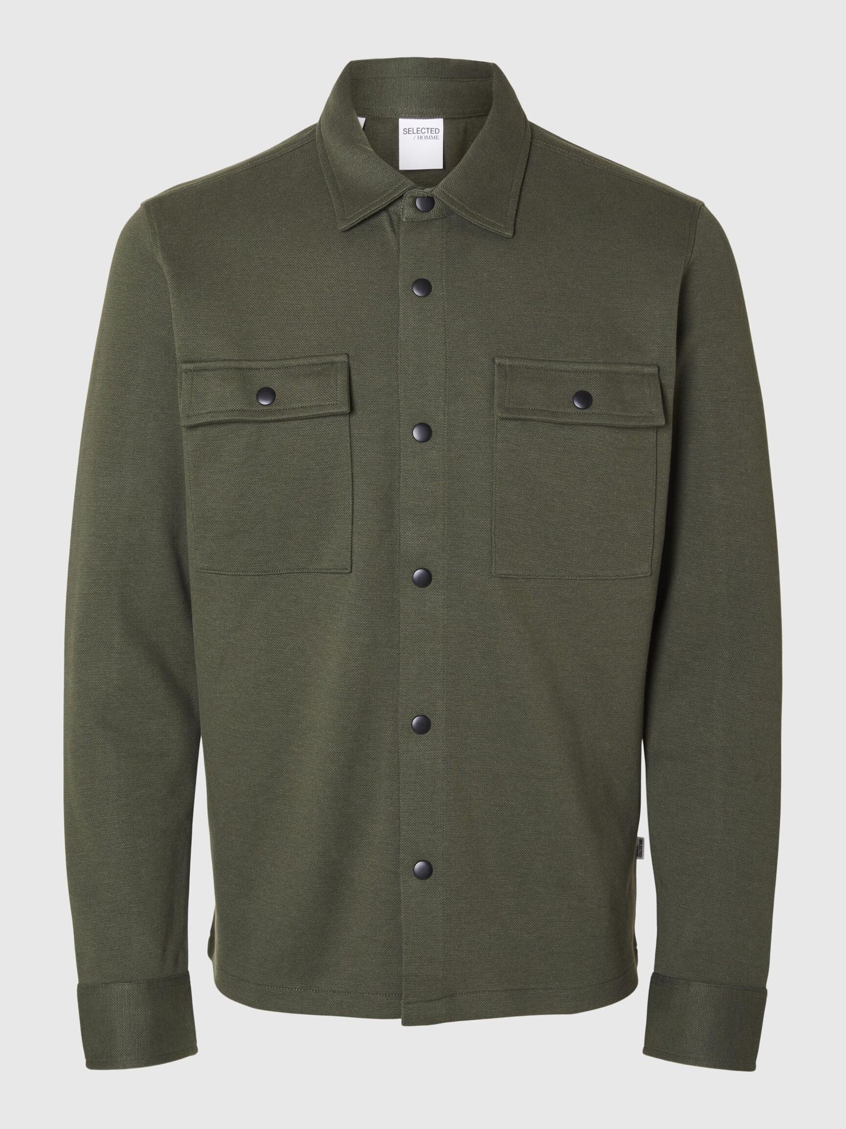KLASSISCHES OVERSHIRT, Forest Night, highres