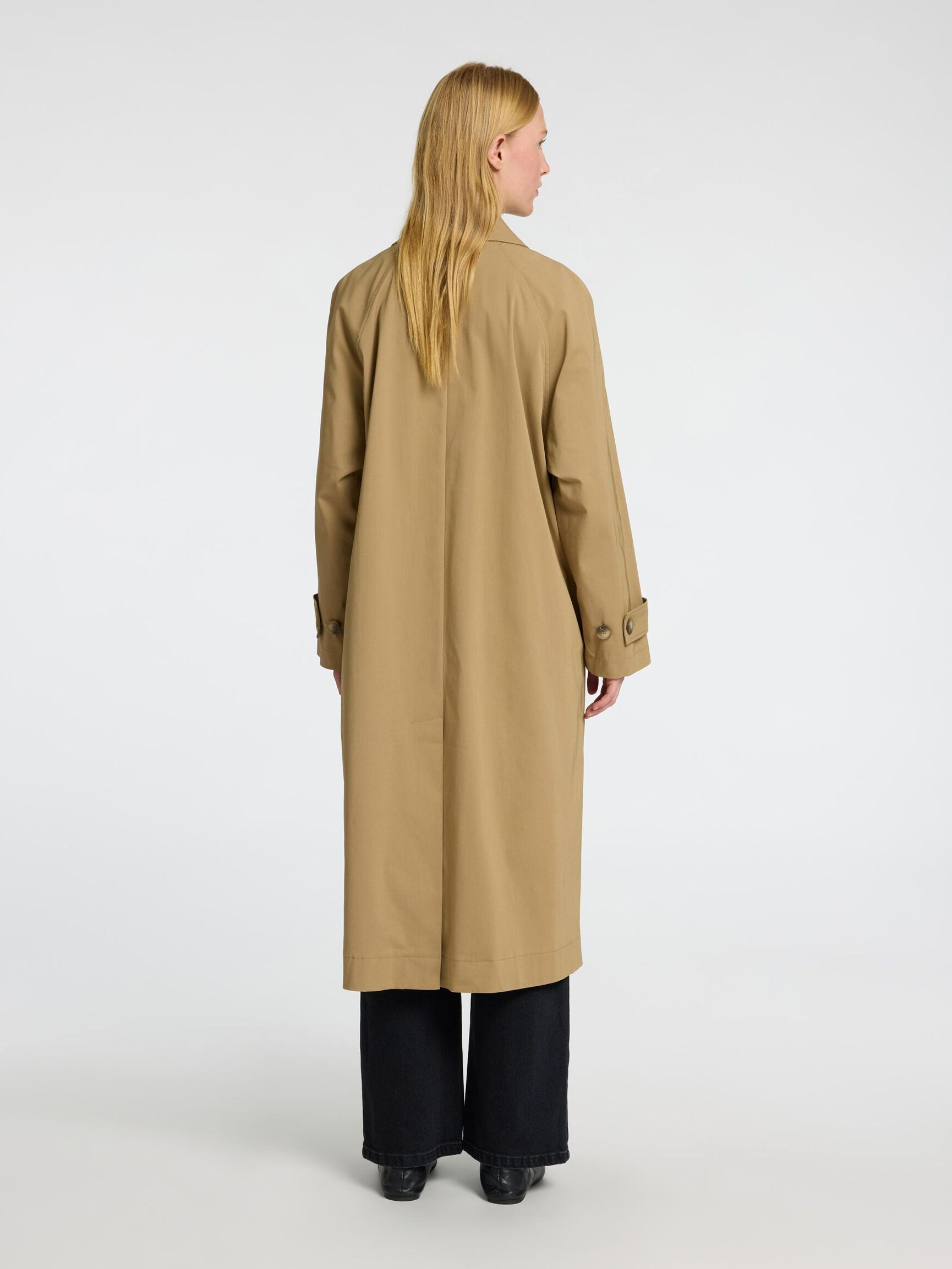 TAILORED LONG COAT, Sepia Tint, highres
