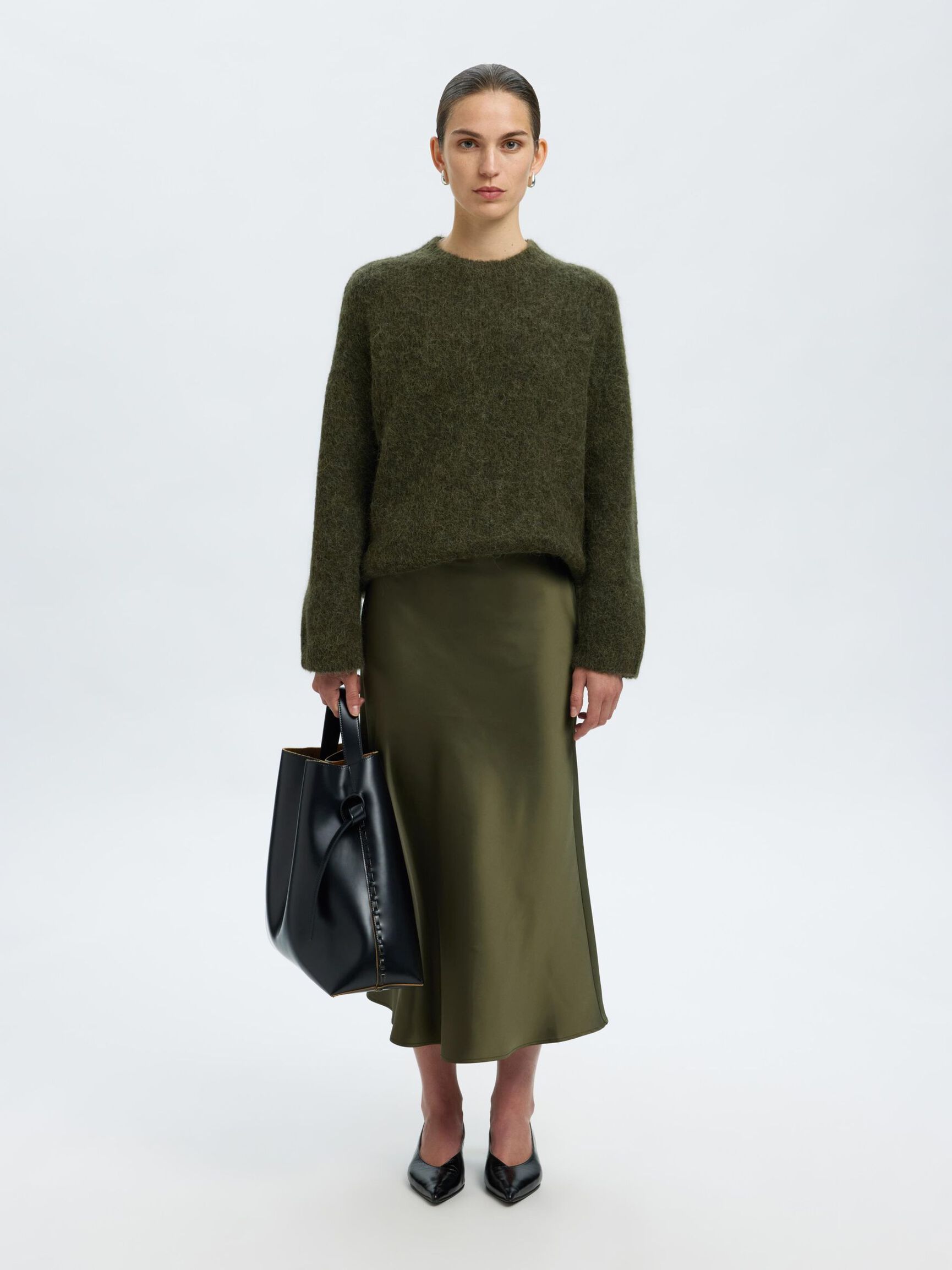 WOOL BLEND  PULLOVER, Deep Depths, highres