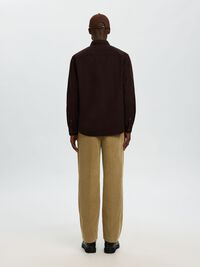 100% COTTON BUTTON-DOWN SHIRT, Delicioso, highres