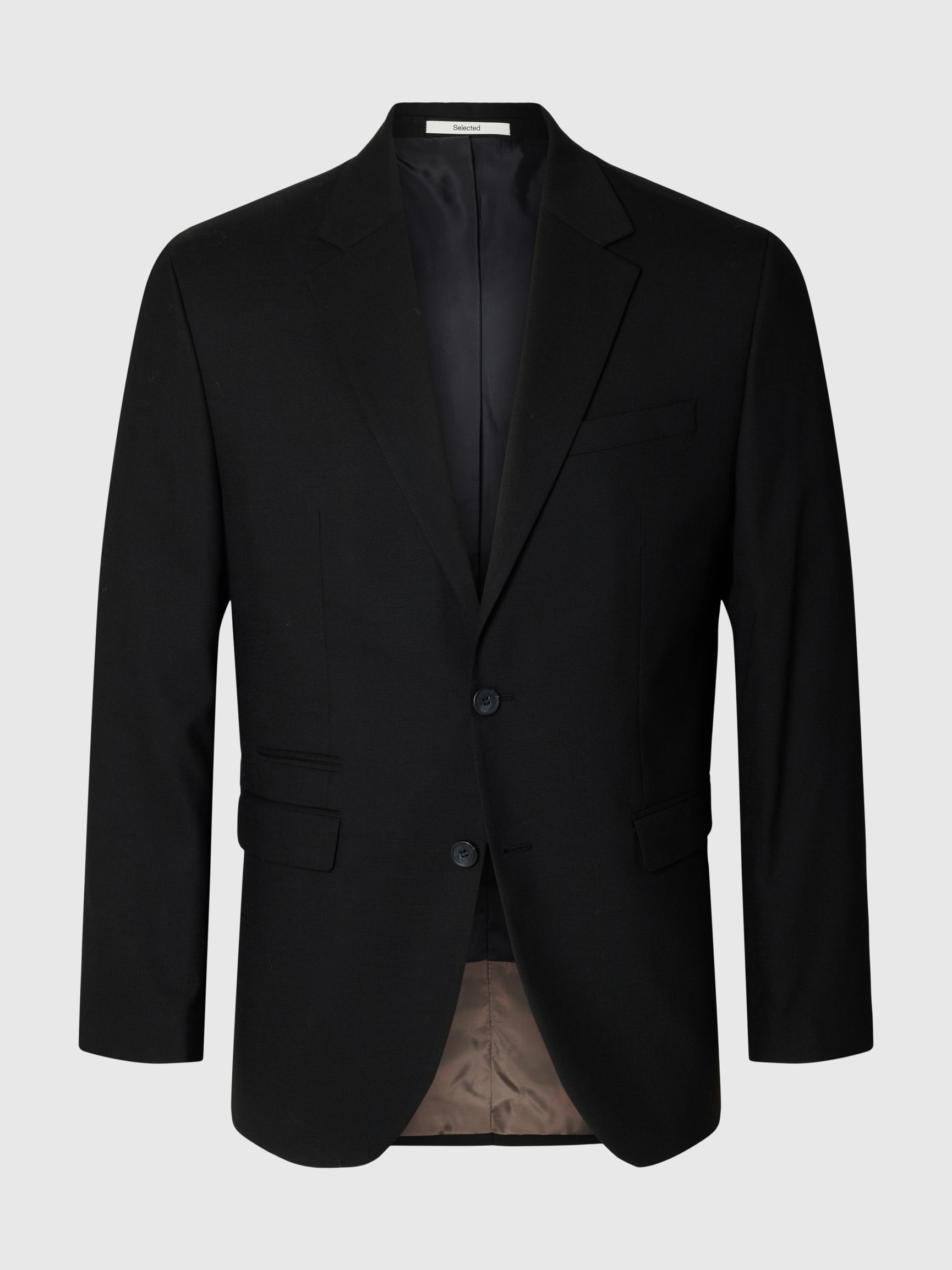 REGULAR FIT BLAZER, Black, highres