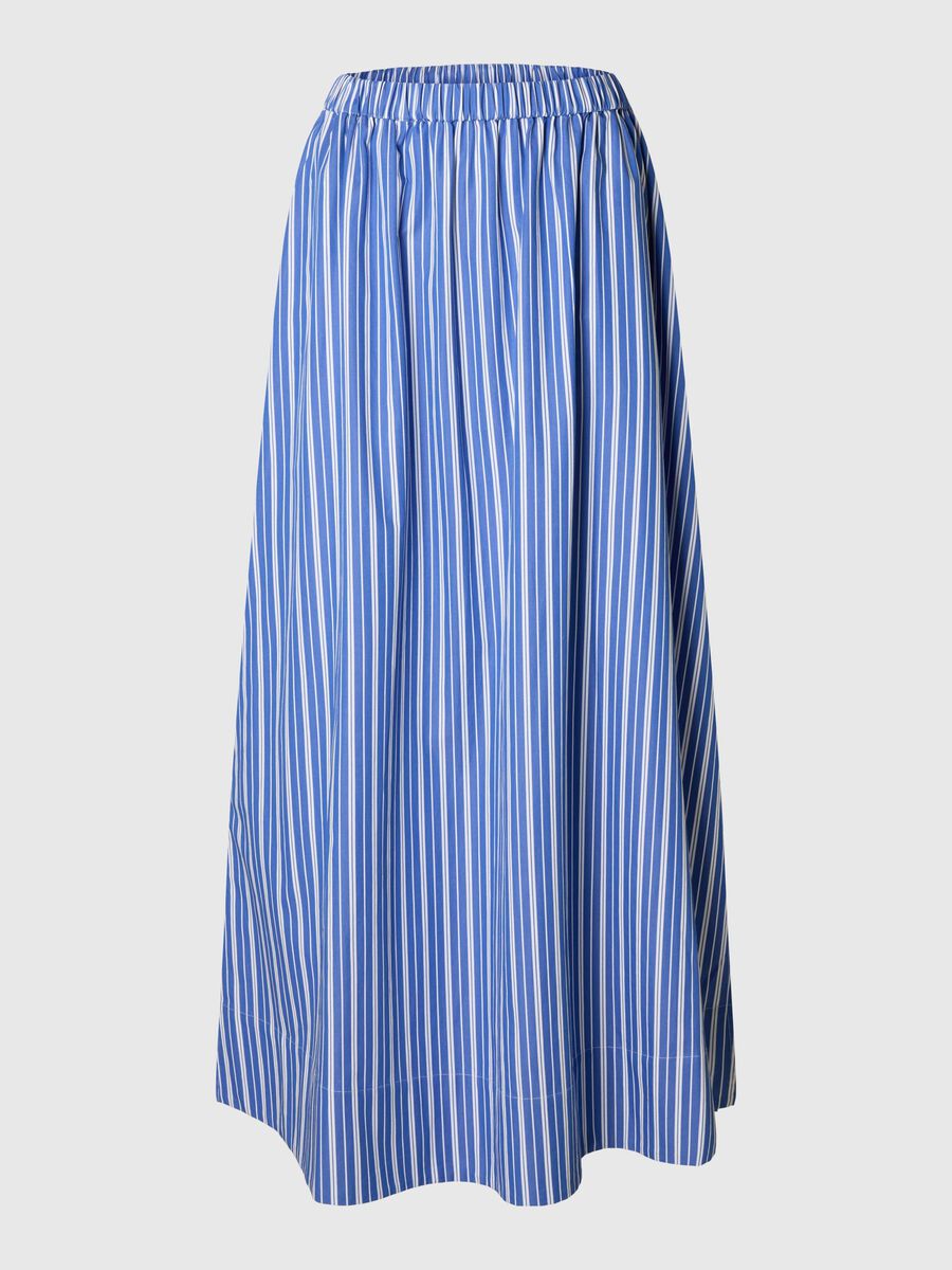 Selected GESTREEPT MAXI ROK, Dazzling Blue, highres - 16097870_DazzlingBlue_1187484_001.jpg