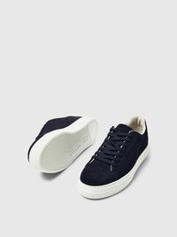 KRAFTIG MOCKA SNEAKERS, Dark Navy, highres