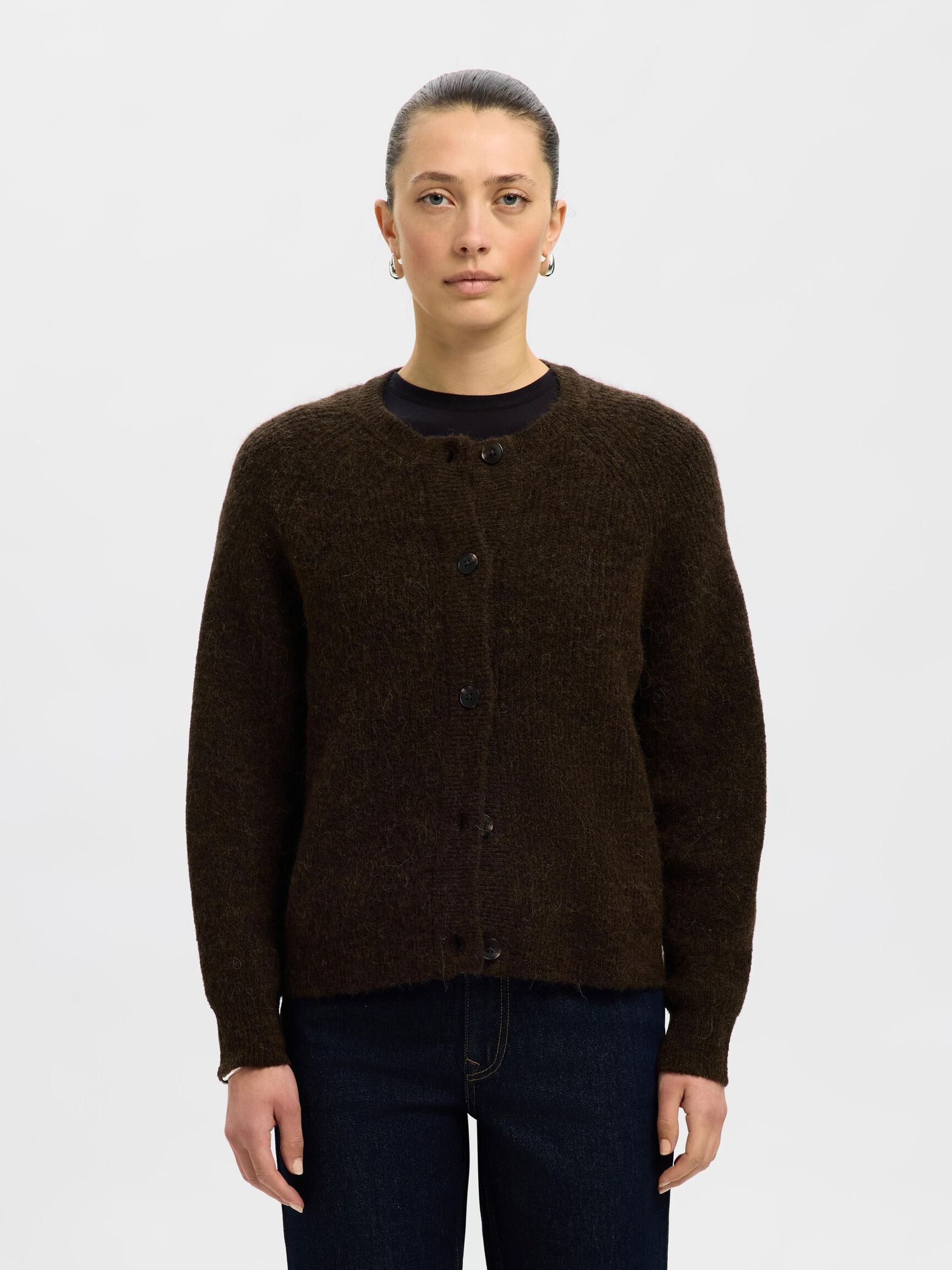 LONG-SLEEVED CARDIGAN, Delicioso, highres