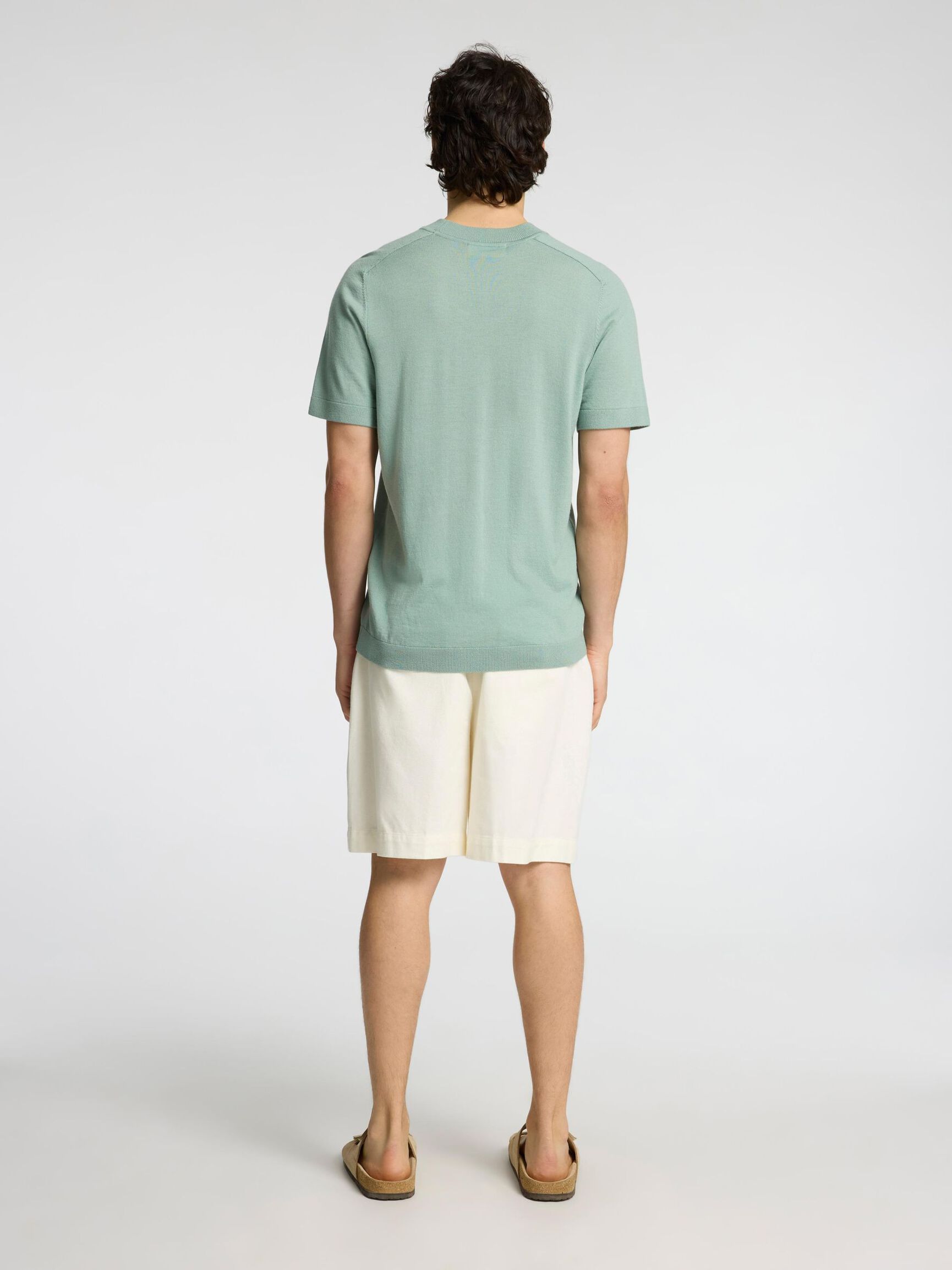 100 % LANA MERINO CAMISETA, Iceberg Green, highres
