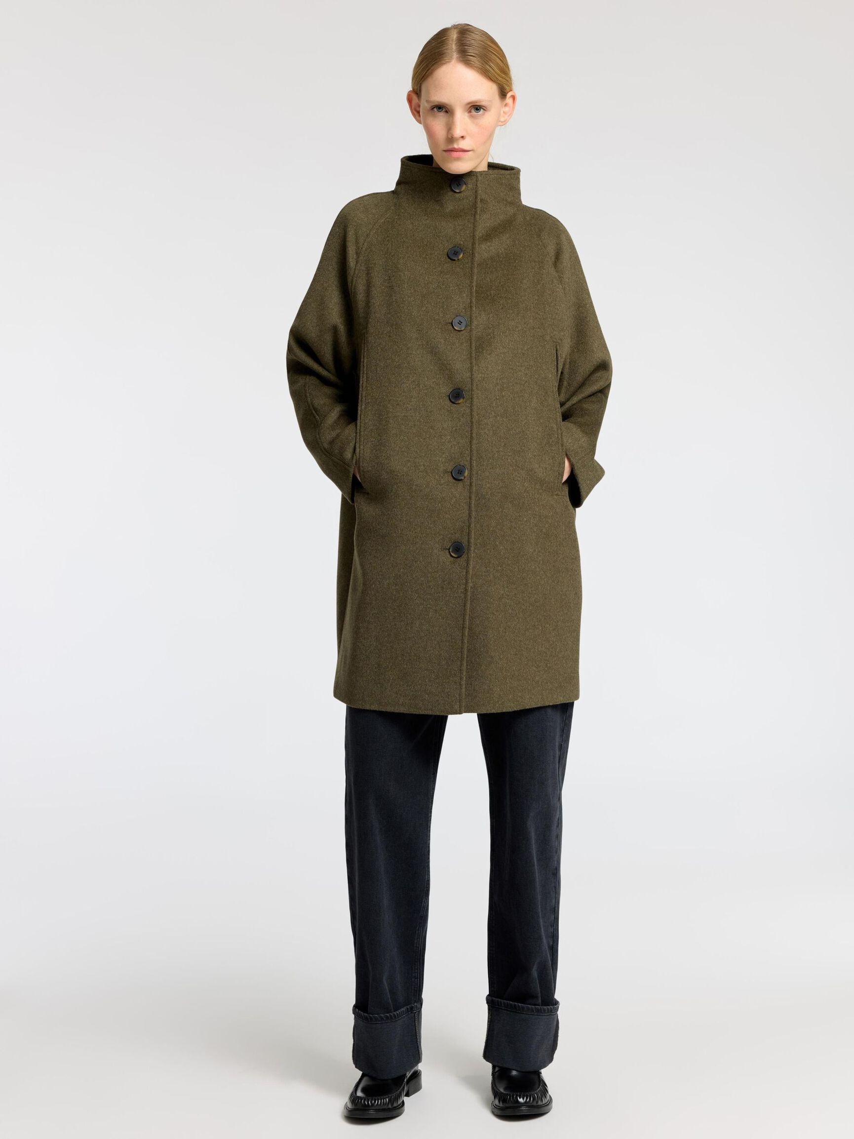 WOOL BLEND COAT, Kalamata, highres