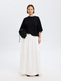 KATOENEN MAXI ROK, Bright White, highres