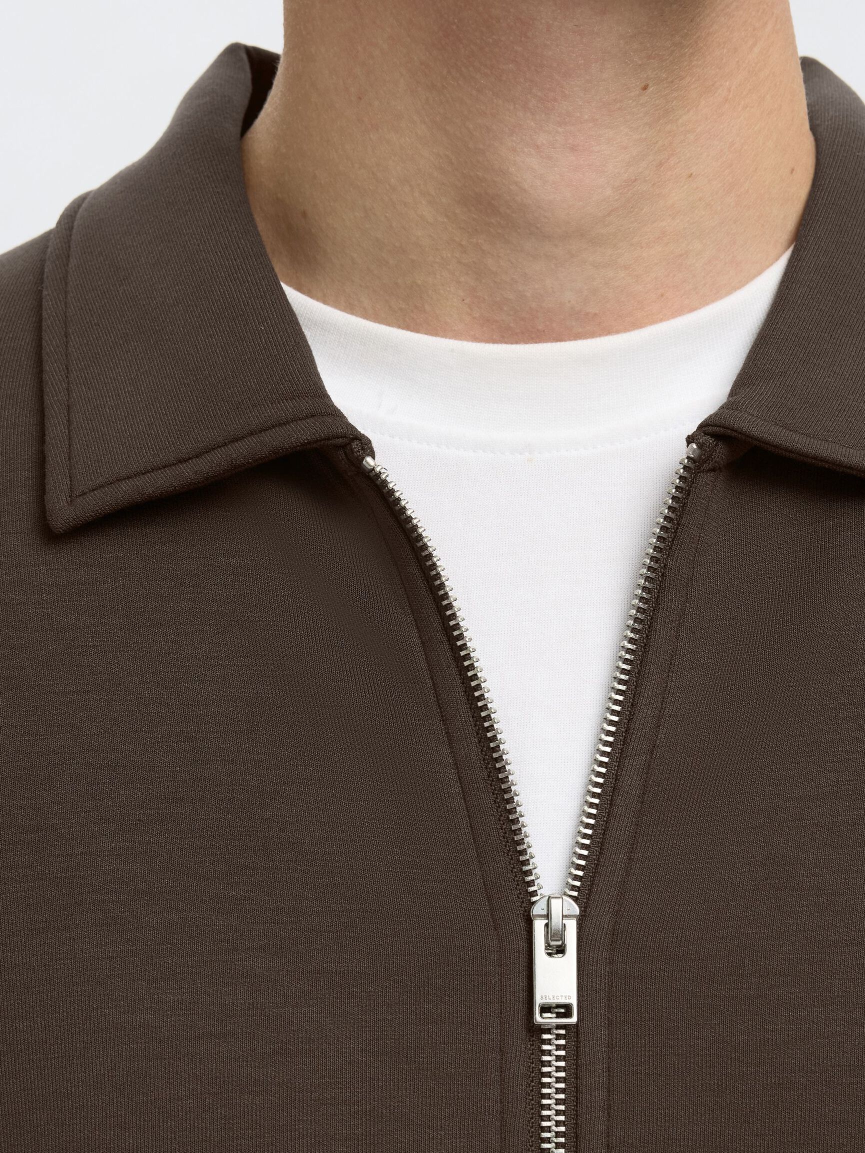 VISCOSE BLEND CARDIGAN, Demitasse, highres