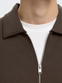 VISCOSE BLEND CARDIGAN, Demitasse, highres