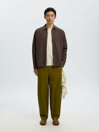 LANGE MOUWEN T-SHIRT, Silver Birch, highres