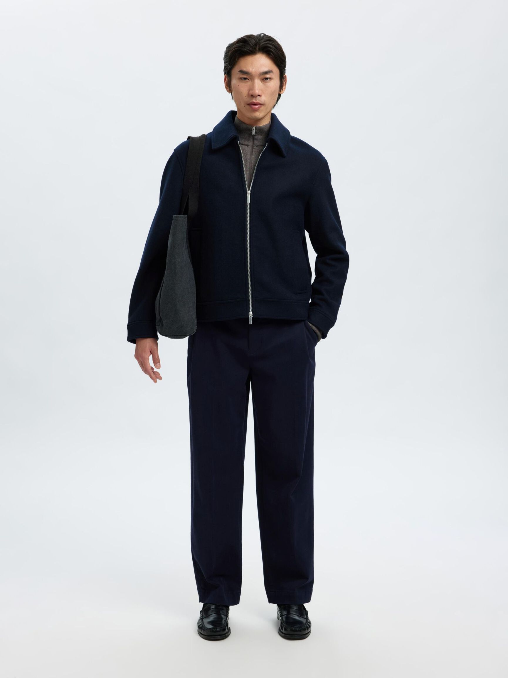 WOLLMIX KURZJACKE, Sky Captain, highres