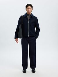 WOLLMIX KURZJACKE, Sky Captain, highres