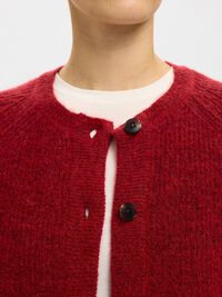 LANGÄRMELIGER STRICKJACKE, Equestrian Red, highres