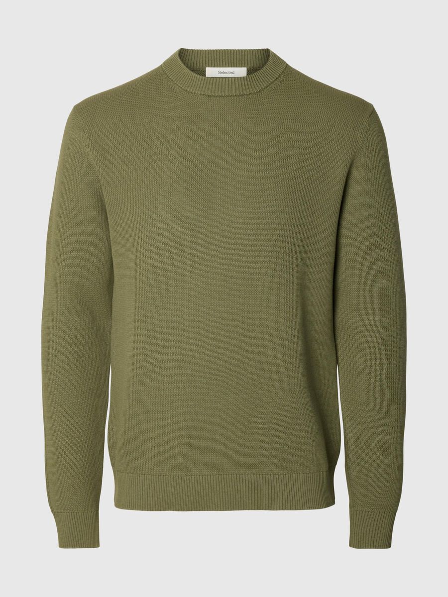 Product tile image - CREWNECK JUMPER, Deep Lichen Green | 16092599_DeepLichenGreen