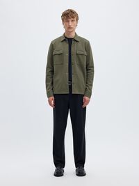 CLASSIC OVERSHIRT, Forest Night, highres